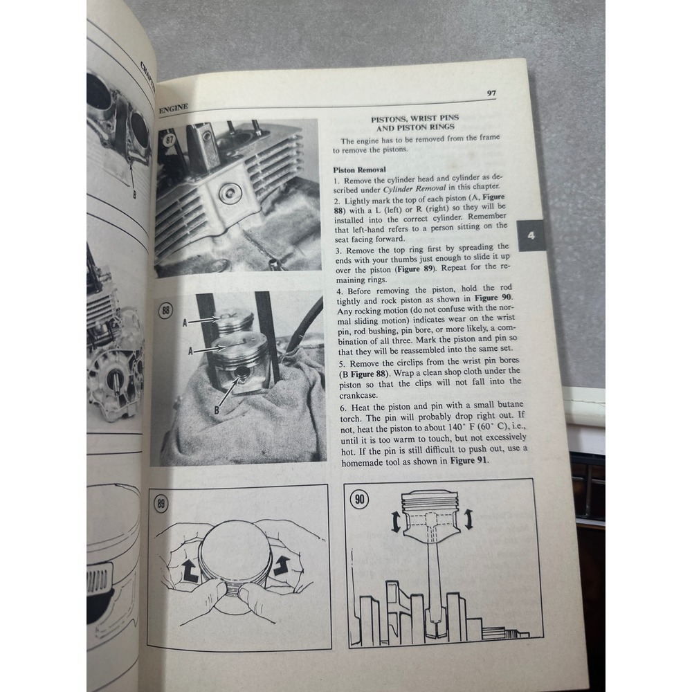 Clymer Honda Twinstar 1978-1980 Service Repair Manual CM185T CM200T 0892873256 - Picture 8 of 10